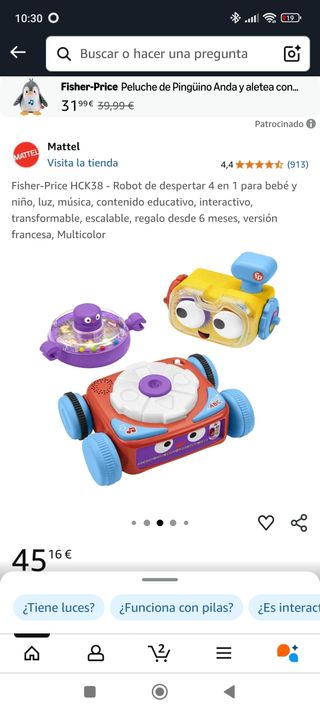 Fisher-Price Robot HCK38 4 en 1