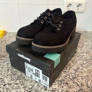 Zapatos Coolway Cherblu negros, talla 40