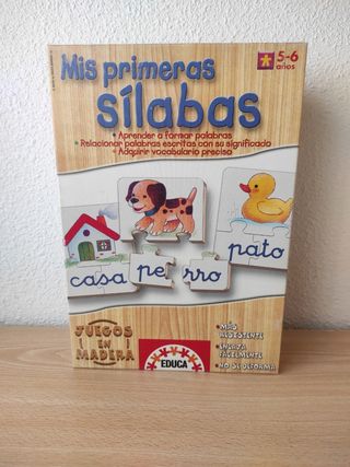 Mis primeras sílabas - Puzzle Educativo