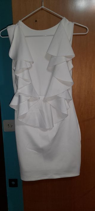 Vestido blanco SHEIN - Talla XS