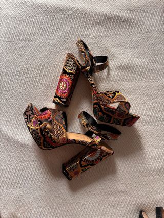 Zapatos plataforma multicolor