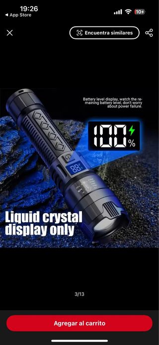Linterna Táctica LED Militar Nueva