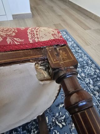 Silla antigua madera - estilo Luis XV