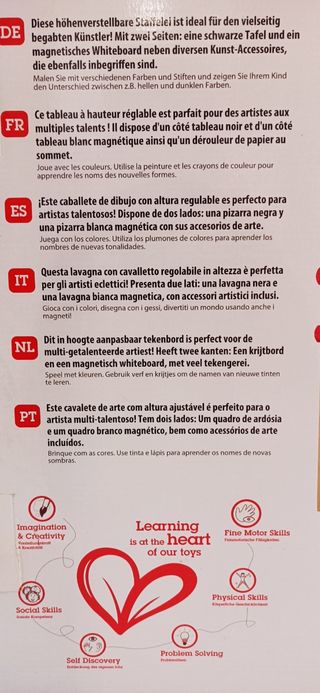 Pizarra Infantil Hape Doble Cara