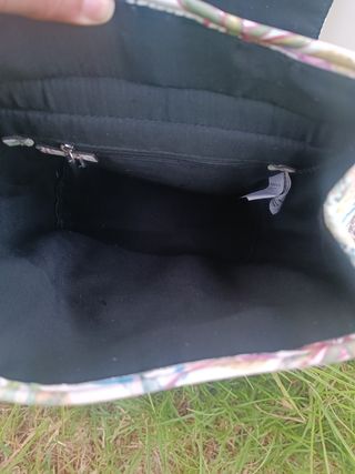 Mochila estampada floral