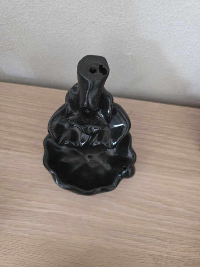 Queimador Incenso - Cerâmica Preto