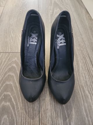 Tacones xti azul oscuro talla 36