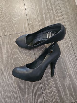Tacones xti azul oscuro talla 36