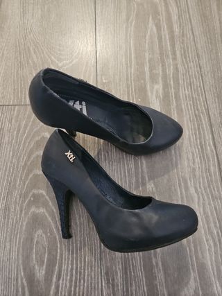 Tacones xti azul oscuro talla 36