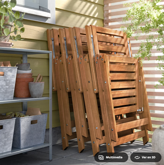 Silla Ikea Nämmarö + cojines Järpön