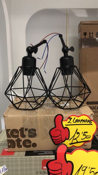 2 lámparas