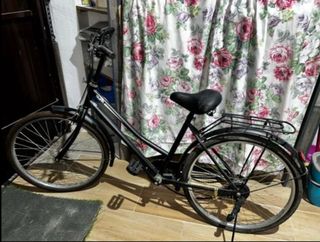 Bicicleta clásica negra