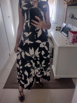 Vestido largo Sfera estampado M