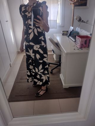 Vestido largo Sfera estampado M