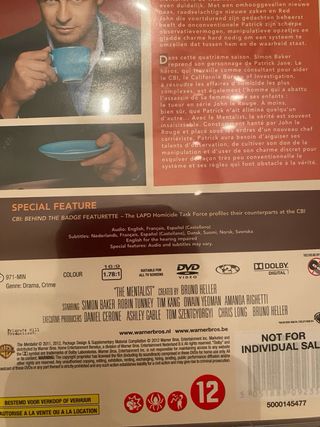 El Mentalista (DVD) temporadas 1-5