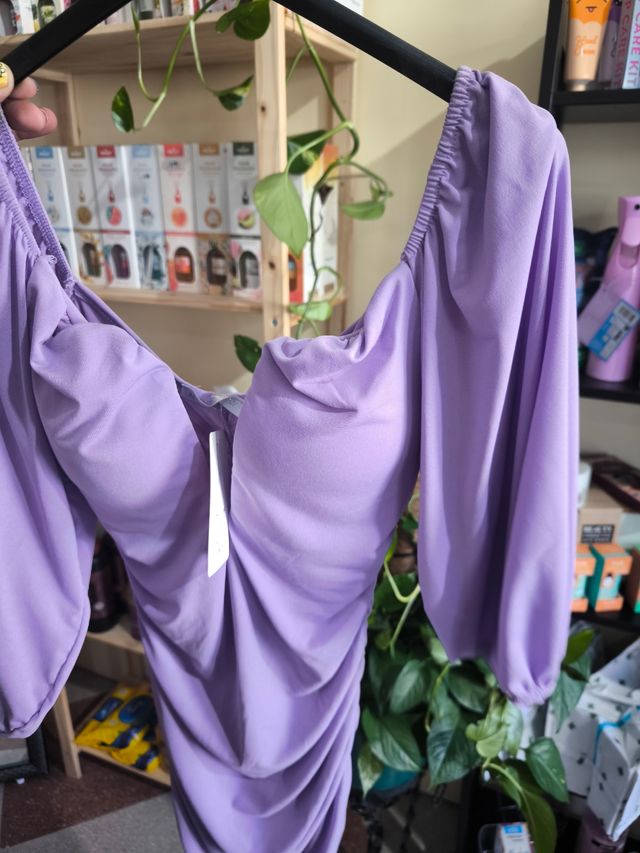 Vestido lila Keyna - Talla única