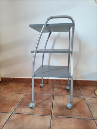 Mesa auxiliar 3 estantes