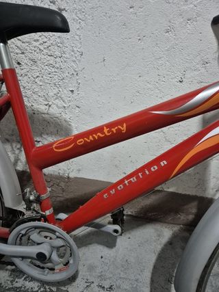 Bicicletta Country rossa