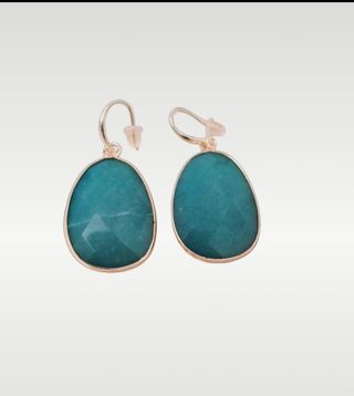 Collar, pendientes y pulsera turquesa