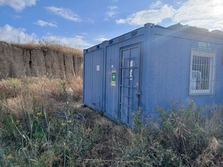 Contenedor oficina 26m2 - Azul