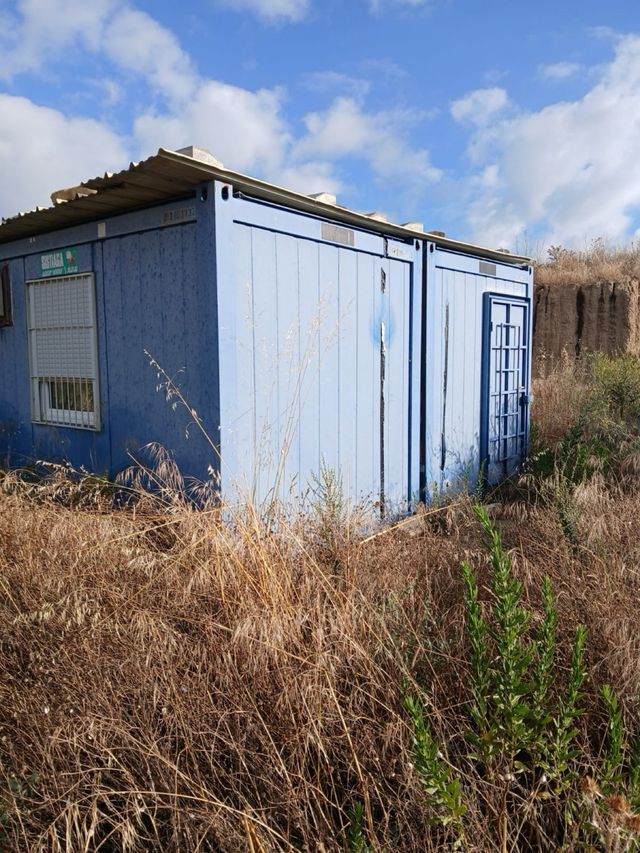 Contenedor oficina 26m2 - Azul