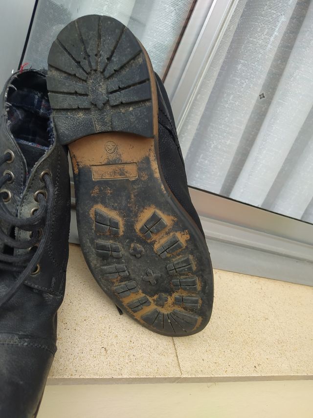 Botas Piel Georges Rech Negras 43