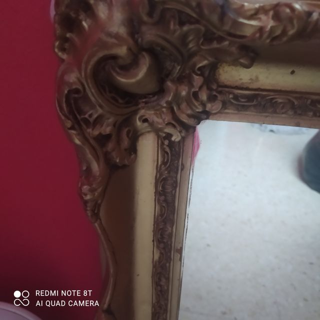 Espejo dorado vintage