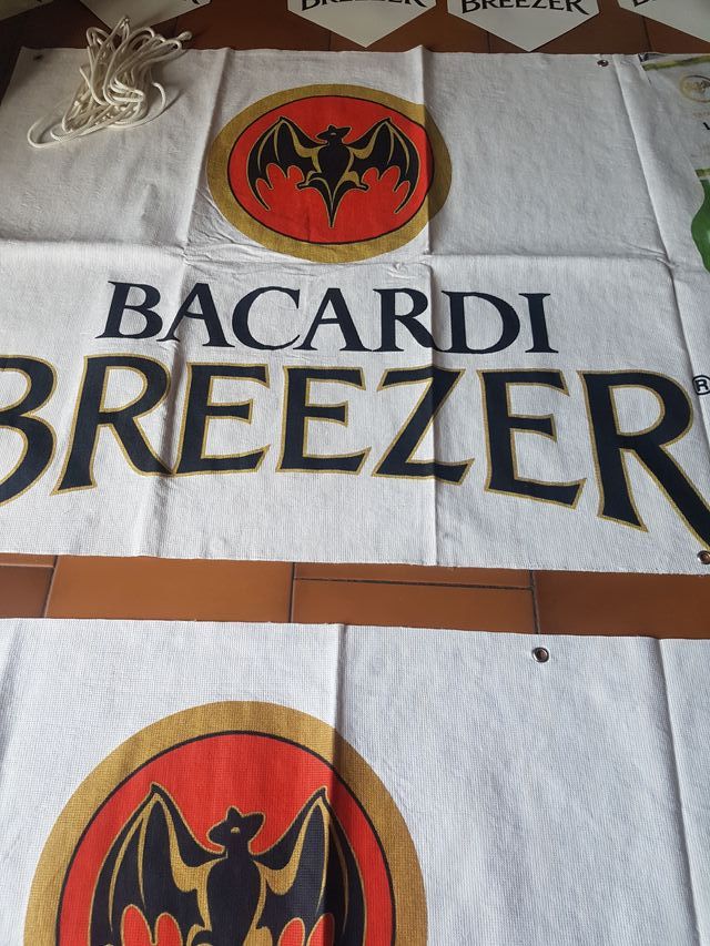 Set n°2 Striscioni Bacardi 230x80 con Bandierine x