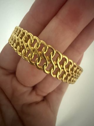 Brazalete dorado | Pulsera de eslabones