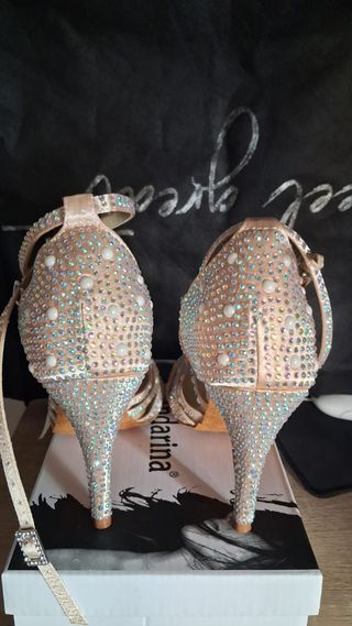 Zapatos baile beige