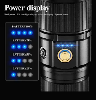 Torcia LED 38650 - Doppia Luce