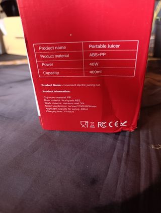 Frullatore portatile 400ml