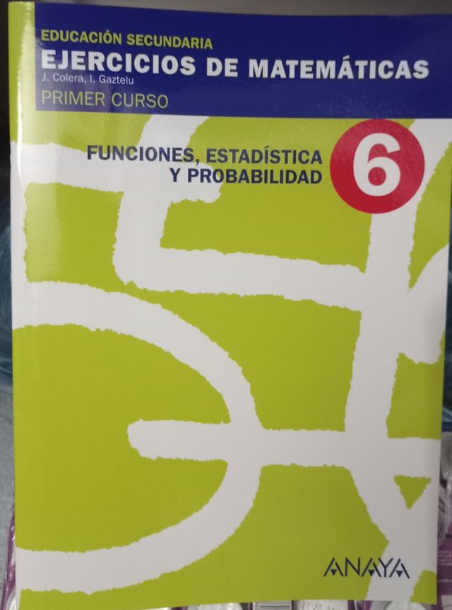 6. Funciones, Estadística y Probabilidad.