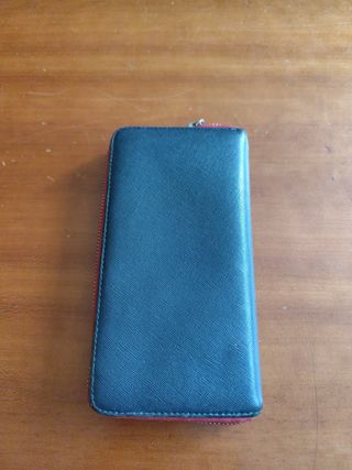 Cartera Purificación García - Azul y Roja