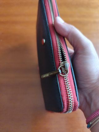 Cartera Purificación García - Azul y Roja