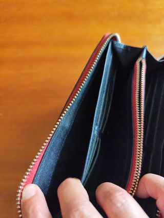 Cartera Purificación García - Azul y Roja