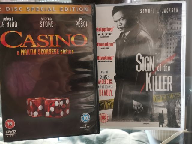Pack DVD Crimen: Casino + Sign of the Killer