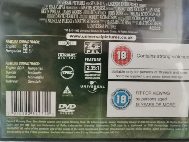 Pack DVD Crimen: Casino + Sign of the Killer