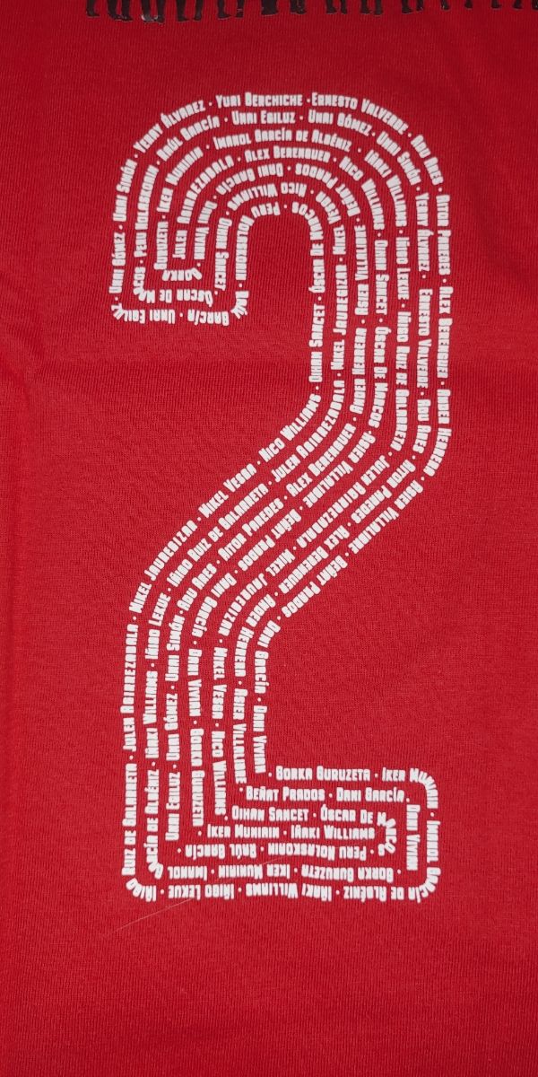 Camiseta oficial Athletic Club Final Copa Sevilla