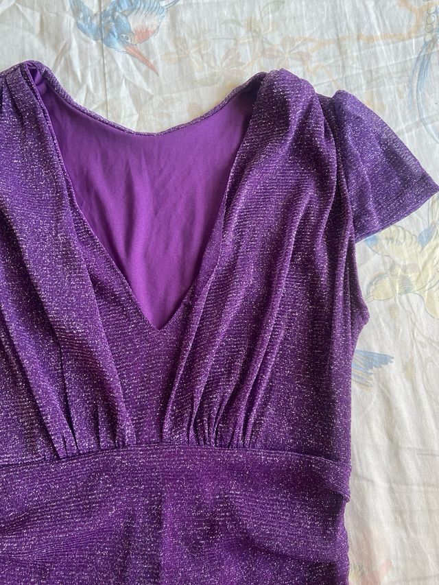 Vintage coquette y2k boho indian style violet top