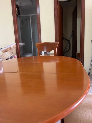 Mesa comedor madera - 4 sillas