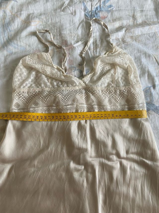 Intimissimi - Chemisier beige Y2K coquette cottage