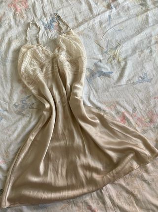 Intimissimi - Chemisier beige Y2K coquette cottage