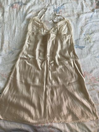 Intimissimi - Chemisier beige Y2K coquette cottage