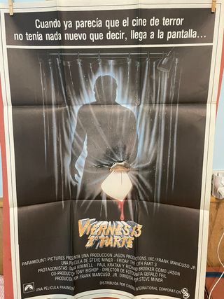 CARTEL DE CINE VIERNES 13 III PARTE