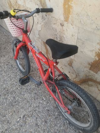 Bicicleta Niñ@ Strong Ykid 16" roja