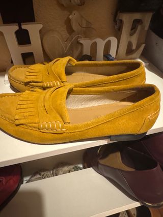 Zapatillas Massimo Dutti amarillas
