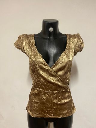 Top glam maniche corte Y2K coquette cottage glam