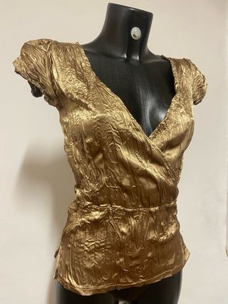 Top glam maniche corte Y2K coquette cottage glam