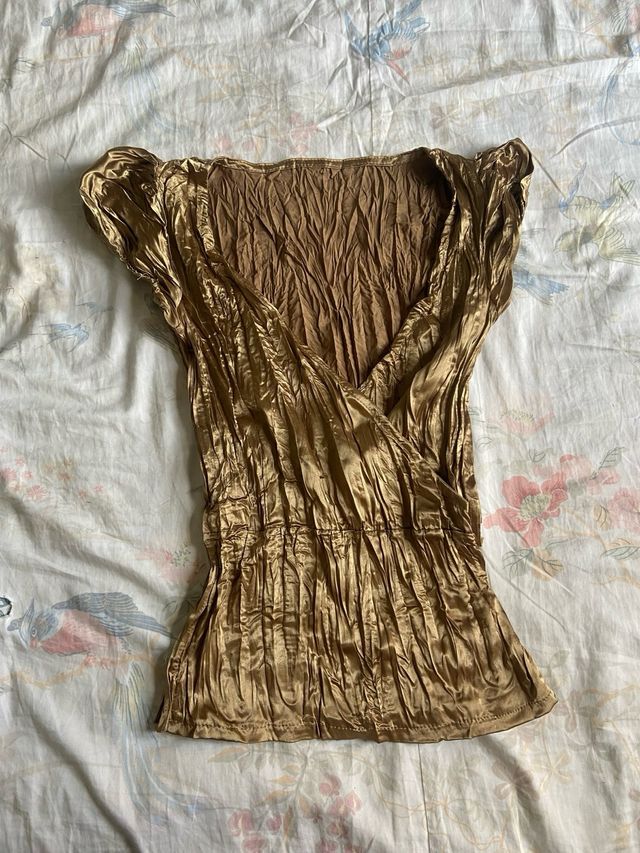 Top glam maniche corte Y2K coquette cottage glam